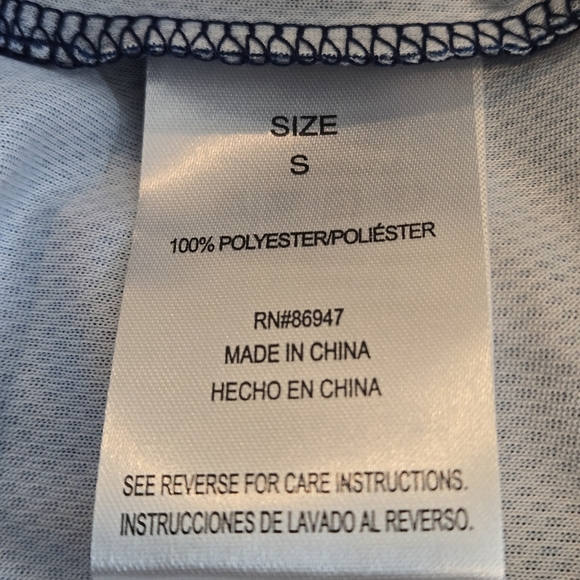 The Simpsons 20th Television Vibrant Blue Long Sleeve Jersey Shirt Men's size S - Picture 13 of 16